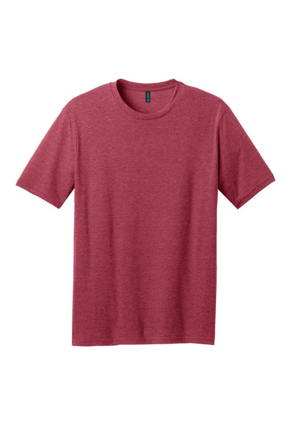 District Perfect Blend CVC Tee. DM108 Heathered Red