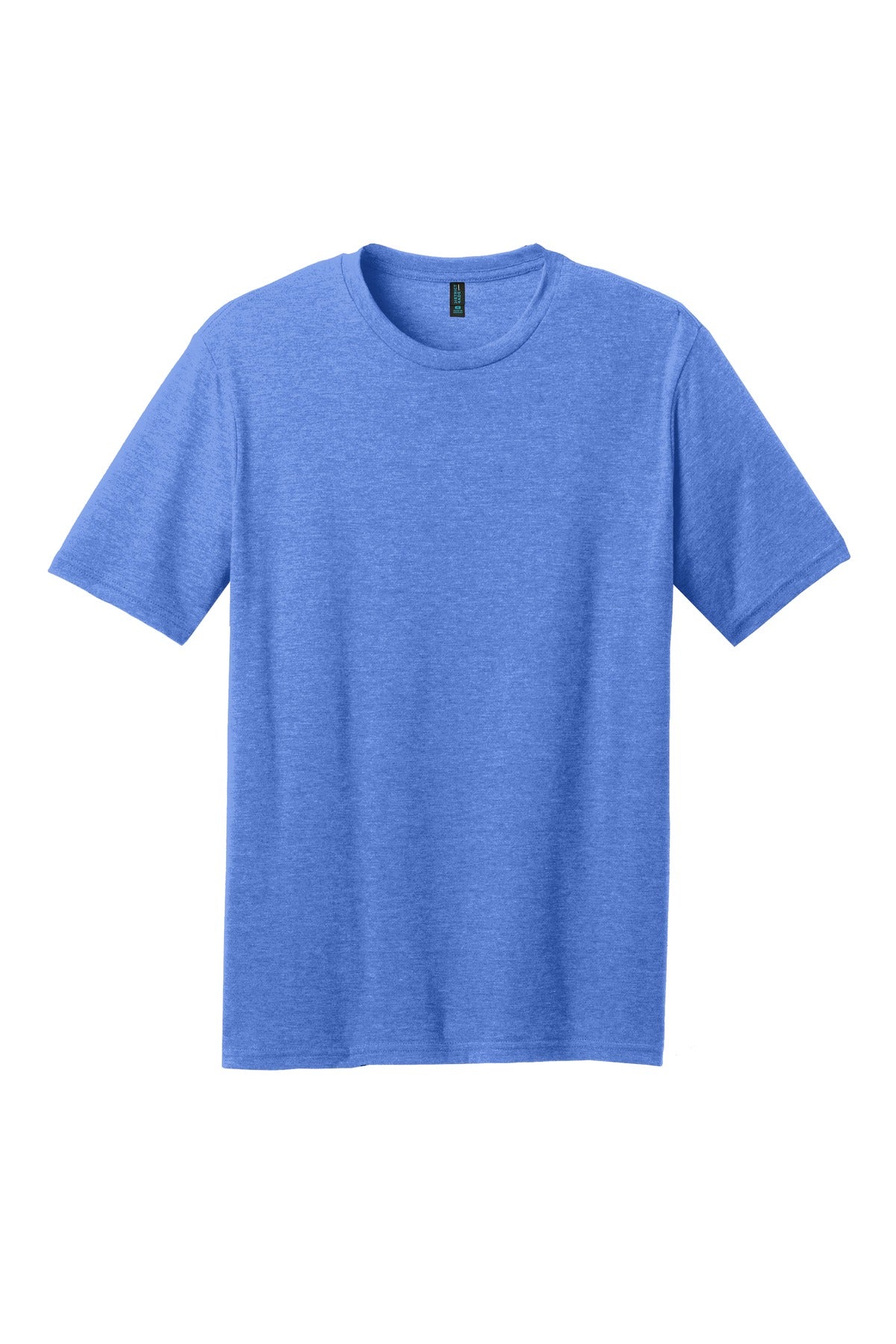 District Perfect Blend CVC Tee. DM108 Heathered Royal
