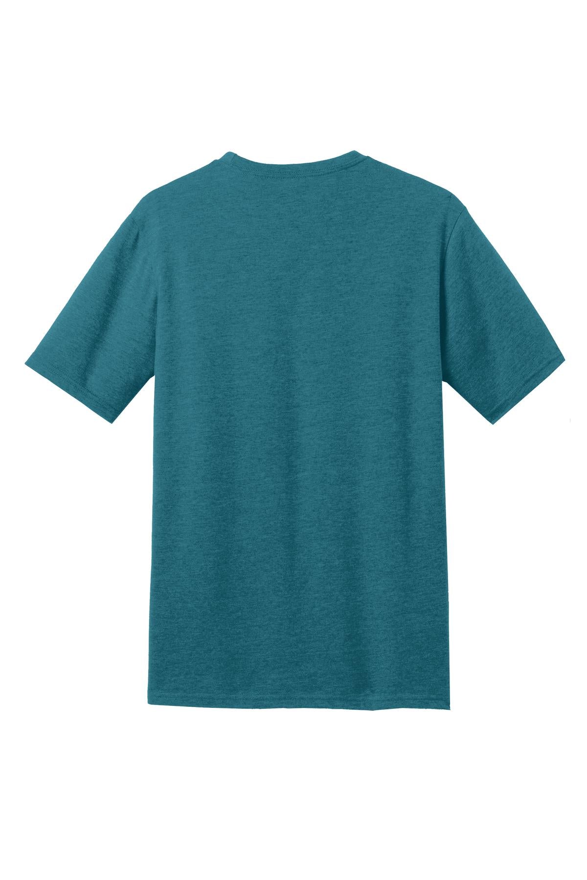 District Perfect Blend CVC Tee. DM108 Heathered Teal