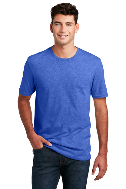 District Perfect Blend CVC Tee. DM108 Royal Frost
