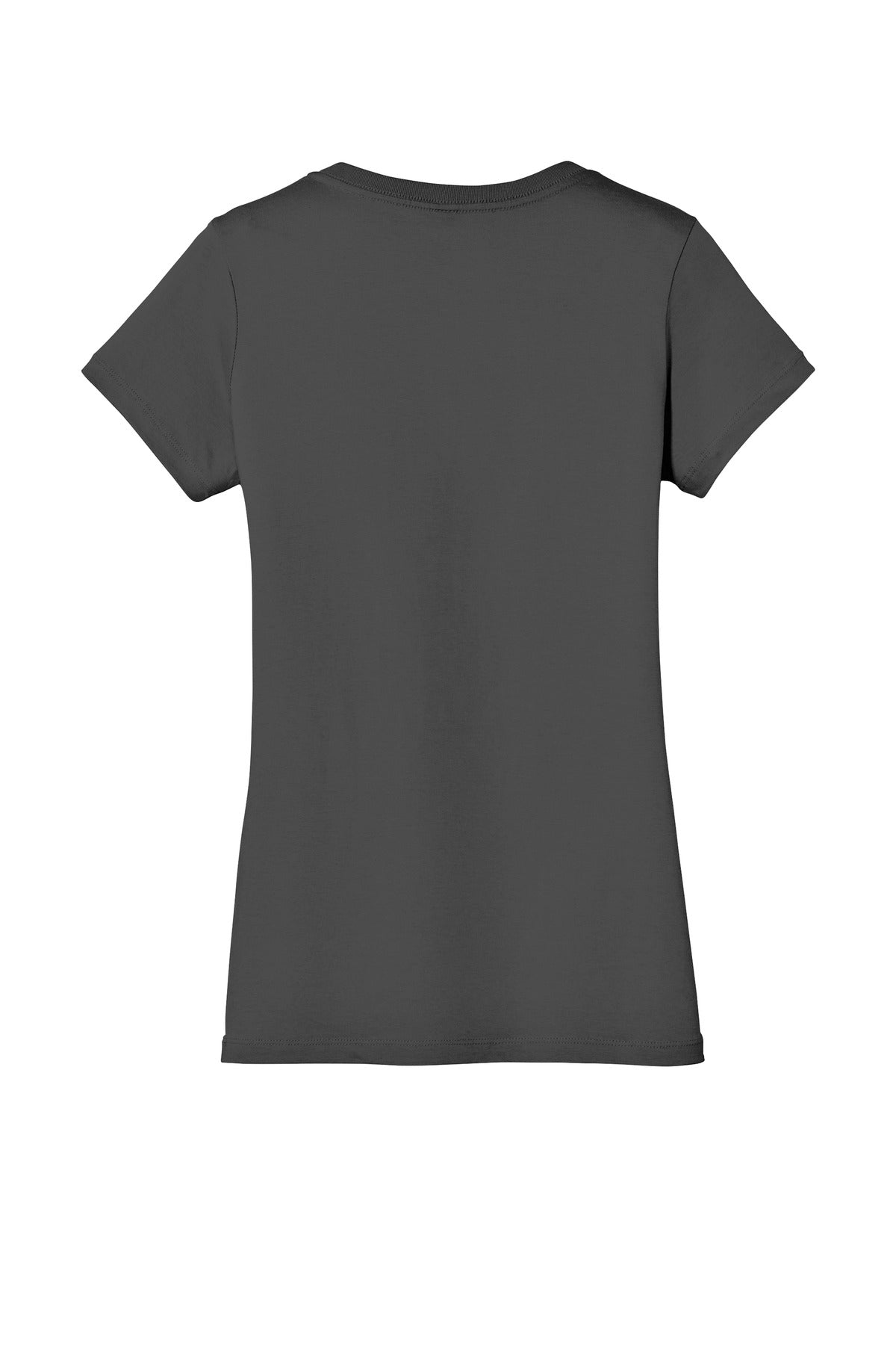 District - Women's Perfect Weight V-Neck Tee. DM1170L Charcoal