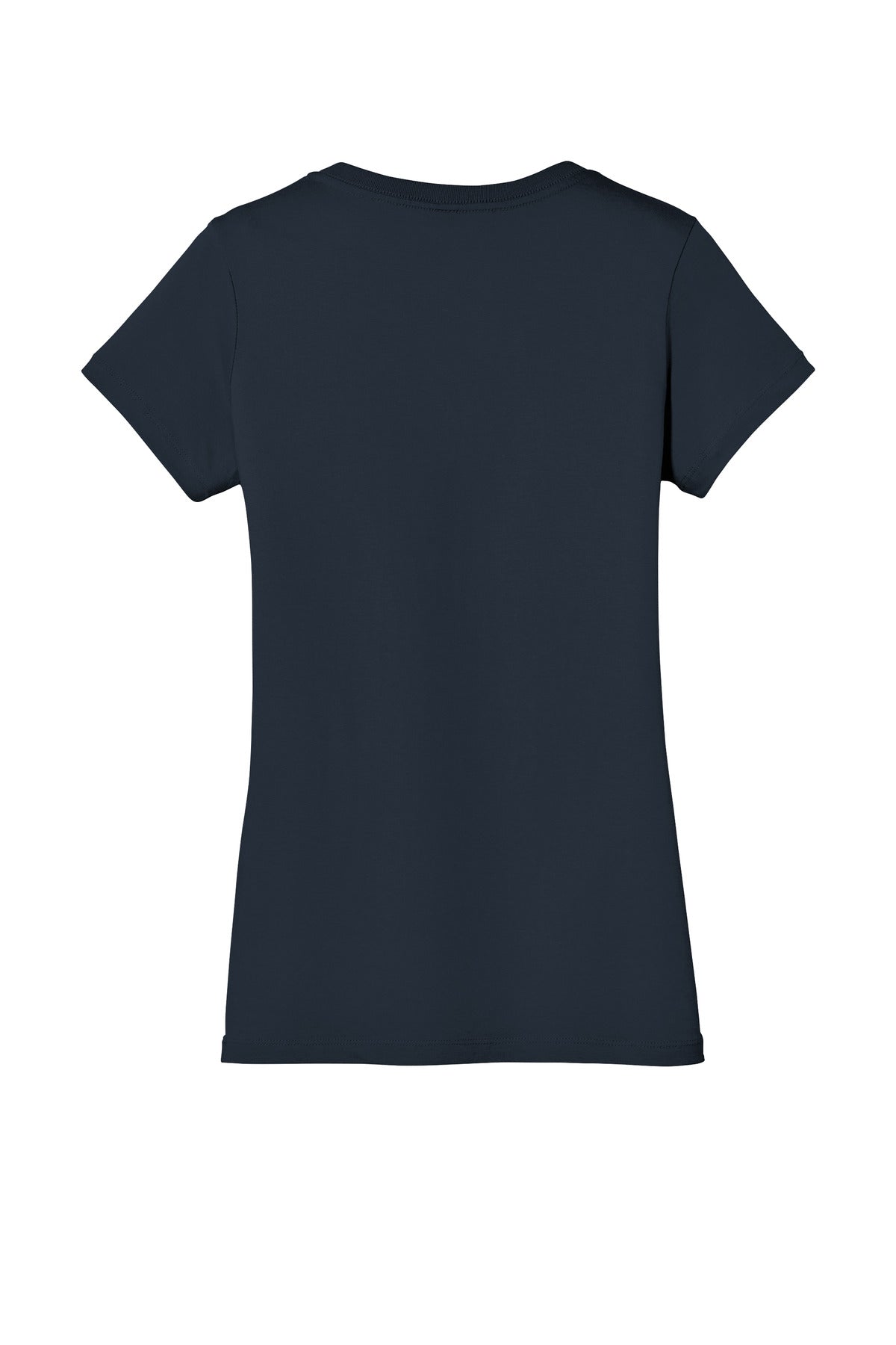 District - Women's Perfect Weight V-Neck Tee. DM1170L New Navy