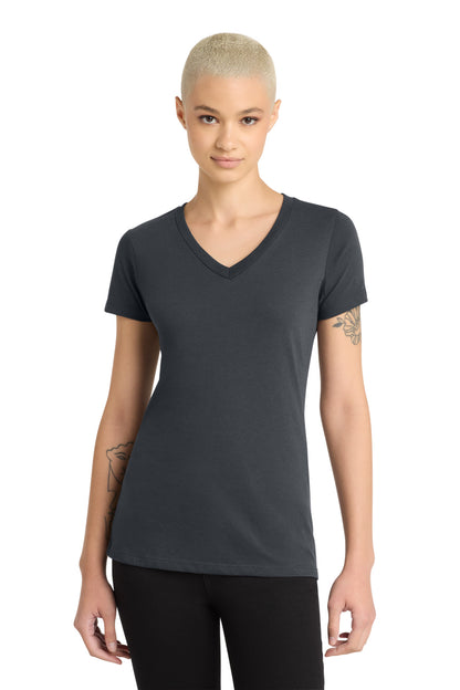 Custom Embroidered District T-Shirts  in Charcoal