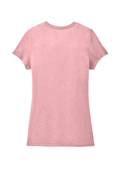 District  Women's Perfect Tri Tee. DM130L Wisteria Heather