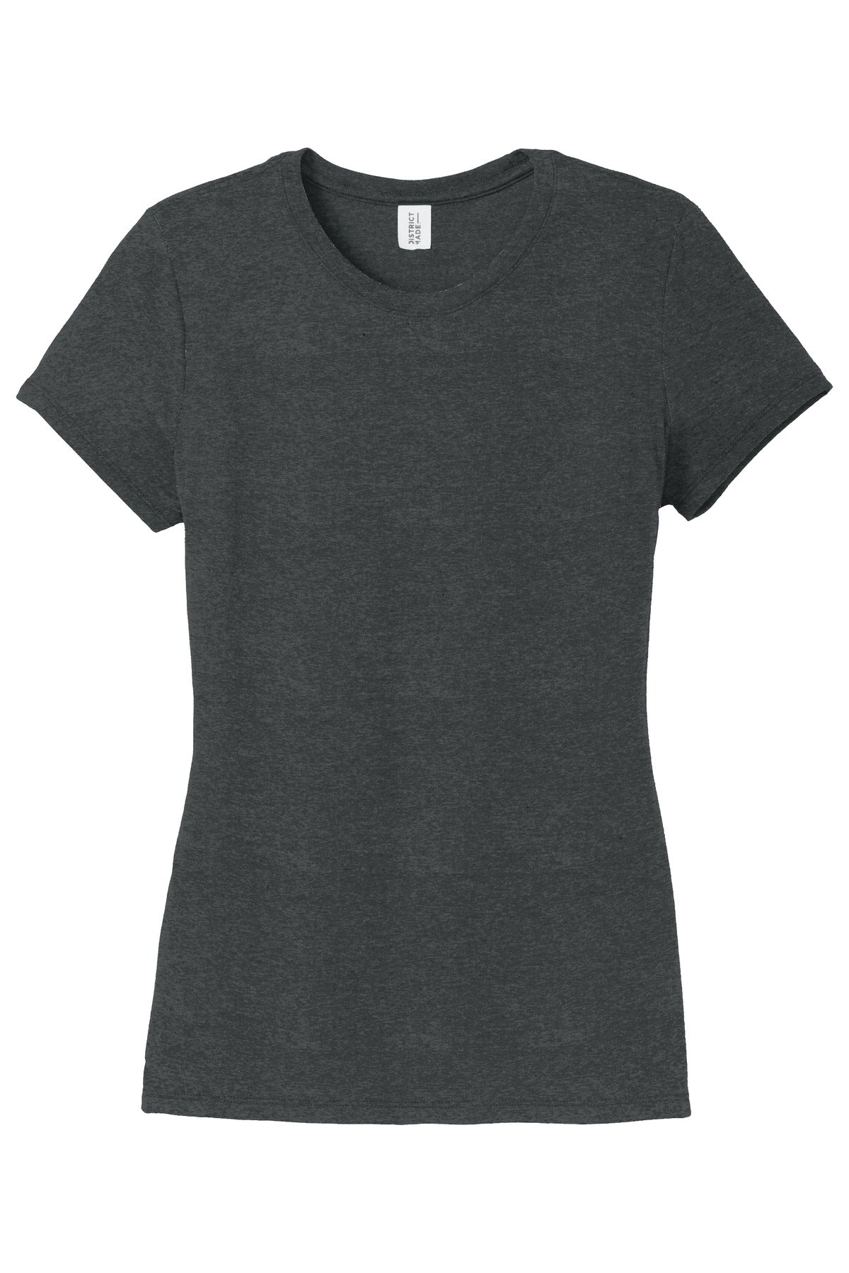 District  Women's Perfect Tri Tee. DM130L Black Frost