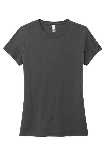 District  Women's Perfect Tri Tee. DM130L Charcoal