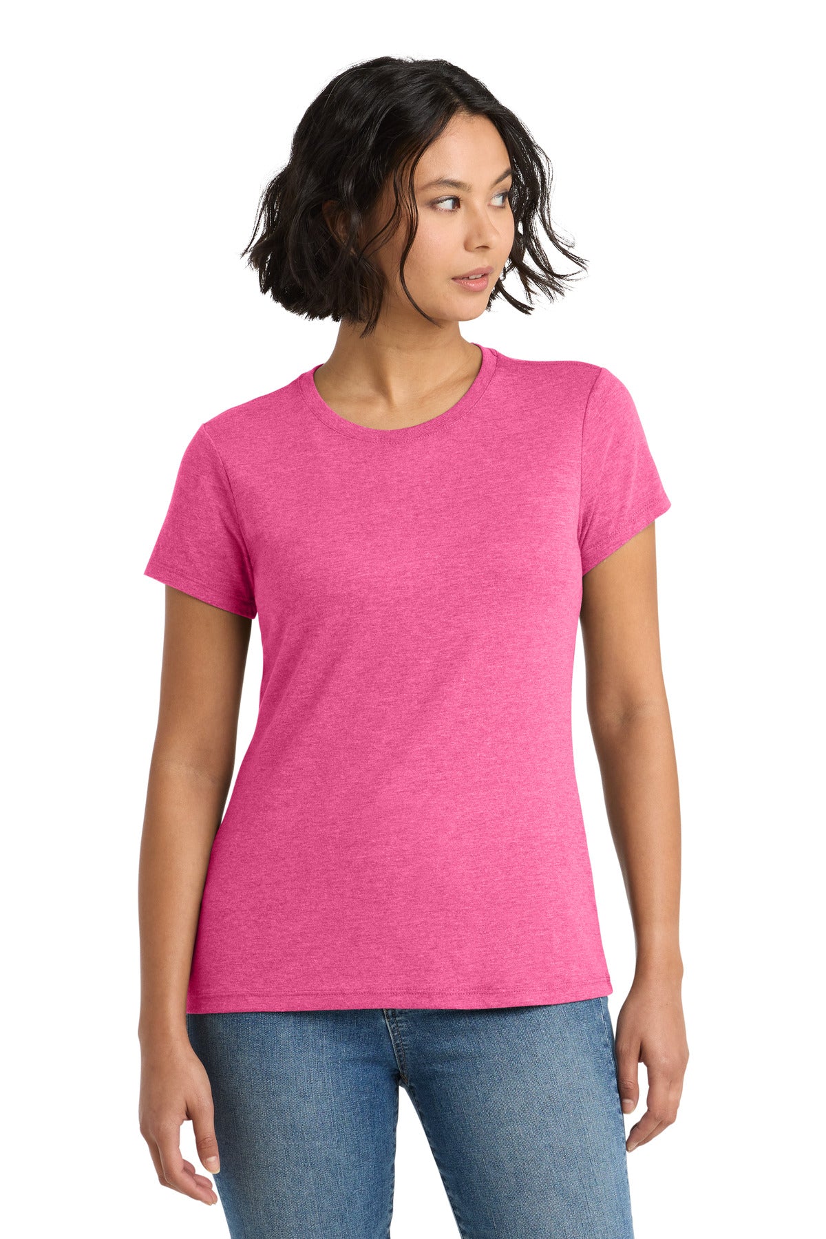 Custom Embroidered District Clothing in Fuchsia Frost