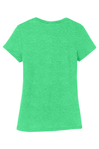 District  Women's Perfect Tri Tee. DM130L Green Frost