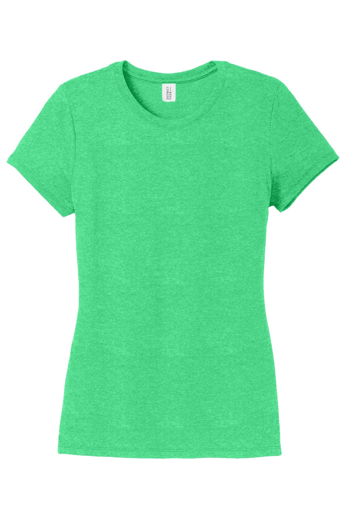 District  Women's Perfect Tri Tee. DM130L Green Frost