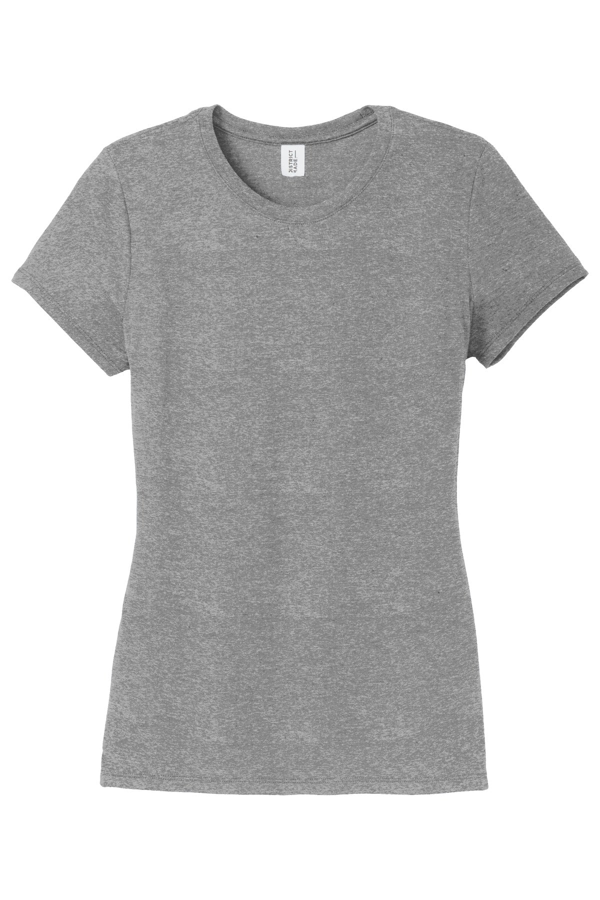 District  Women's Perfect Tri Tee. DM130L Grey Frost