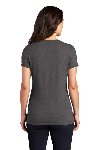 Custom Embroidered District  Women's Perfect Tri Tee. DM130L,Heathered Charcoal