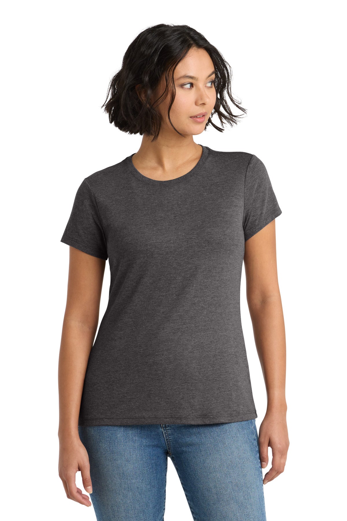 Custom Embroidered District Clothing in Heathered Charcoal