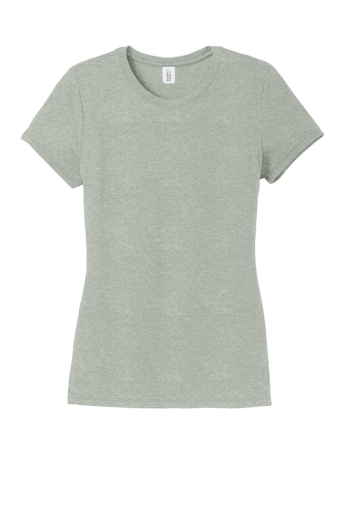 District  Women's Perfect Tri Tee. DM130L Heathered Grey