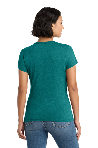 Custom Embroidered District Clothing in Heathered Teal