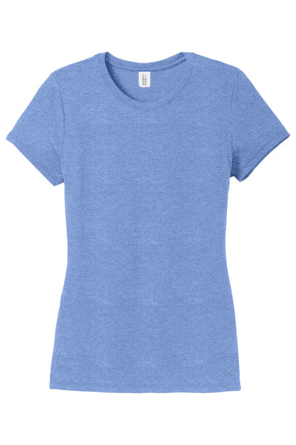 District  Women's Perfect Tri Tee. DM130L Maritime Frost