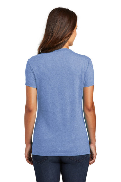 Custom Embroidered District  Women's Perfect Tri Tee. DM130L,Maritime Frost