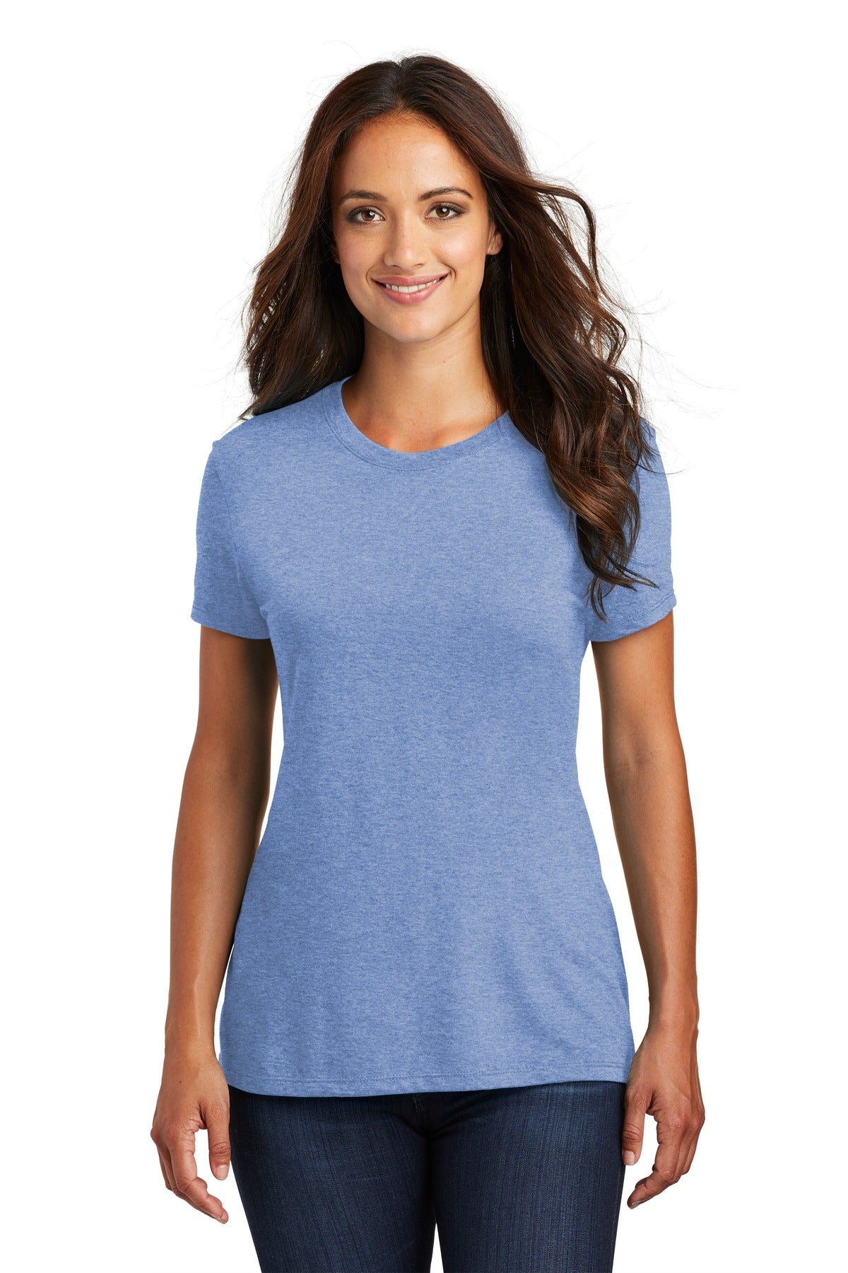 District  Women's Perfect Tri Tee. DM130L Maritime Frost