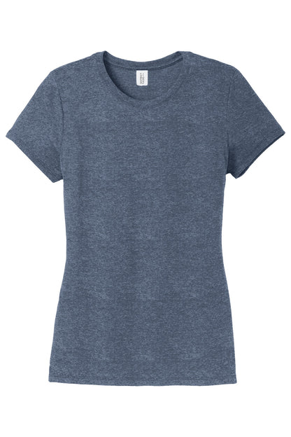 District  Women's Perfect Tri Tee. DM130L Navy Frost