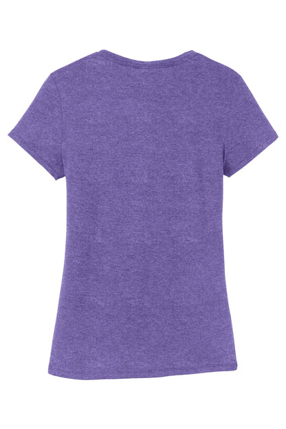District  Women's Perfect Tri Tee. DM130L Purple Frost