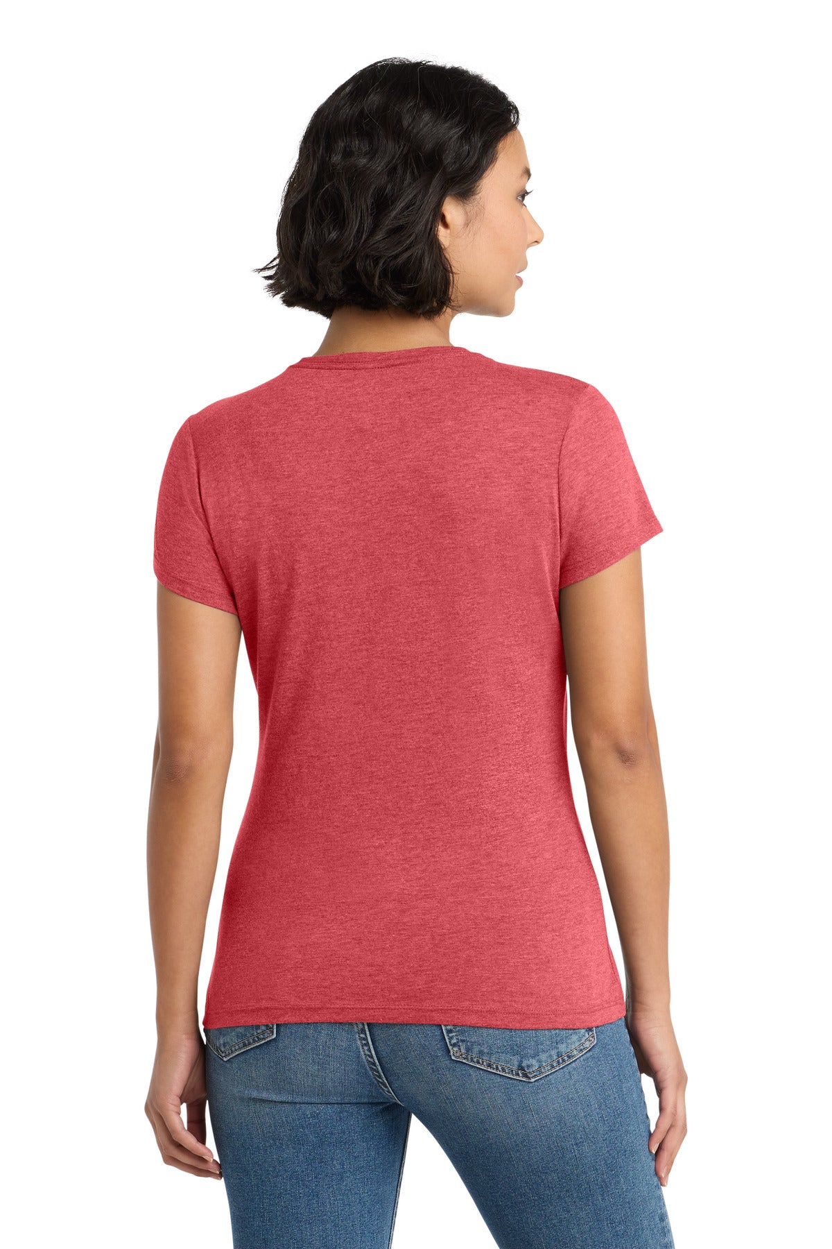 Custom Embroidered District Clothing in Red Frost