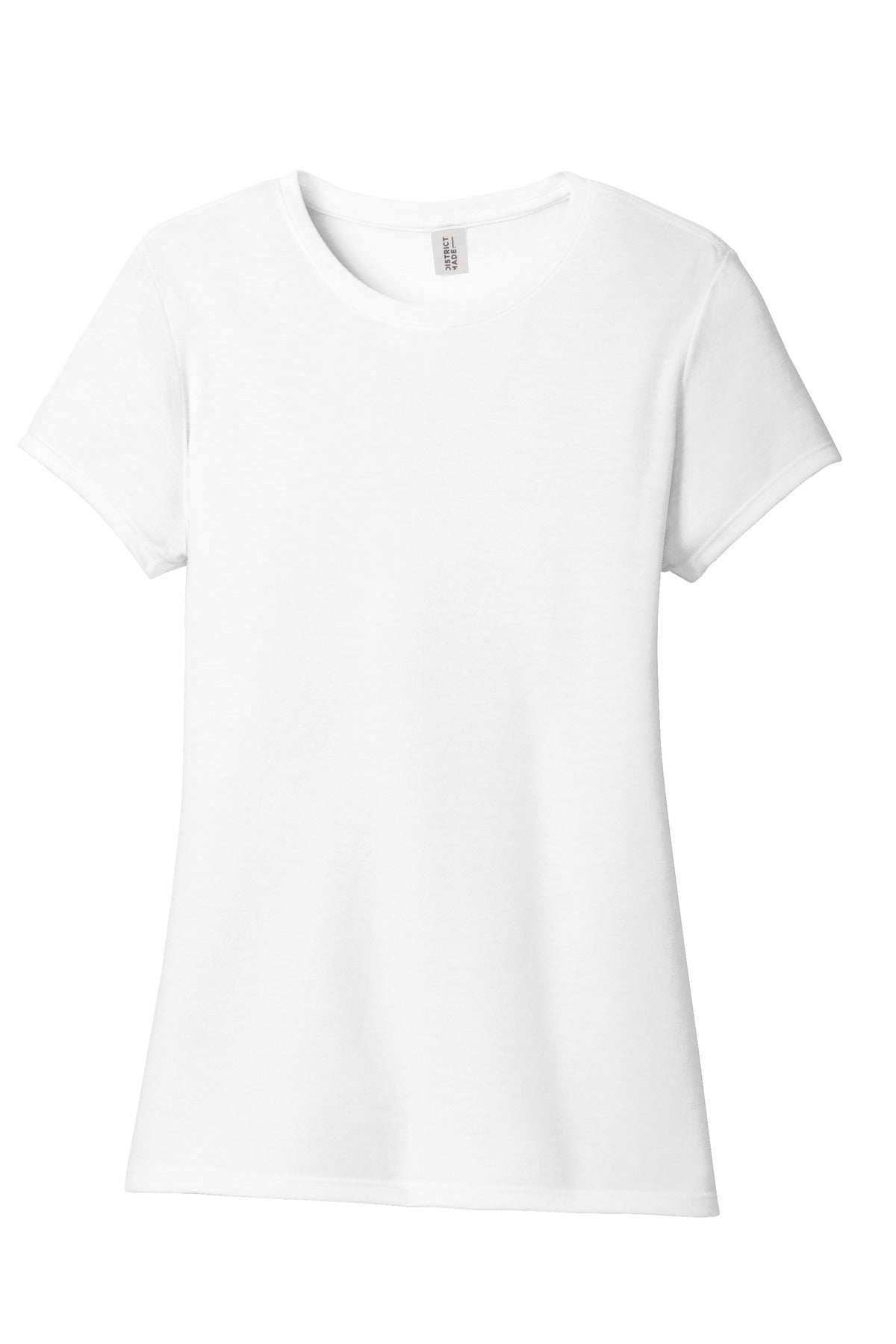District  Women's Perfect Tri Tee. DM130L White