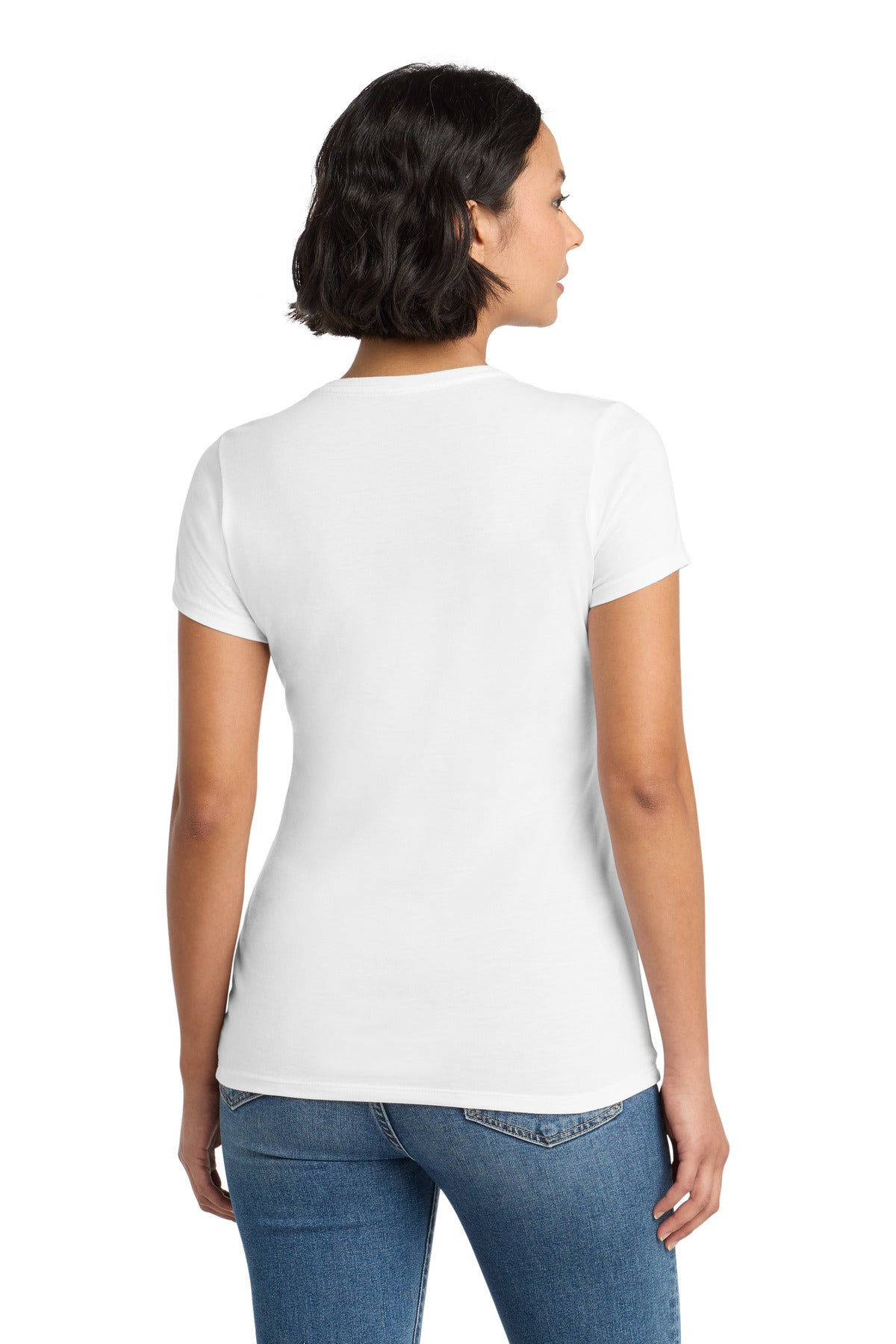 Custom Embroidered District Clothing in White