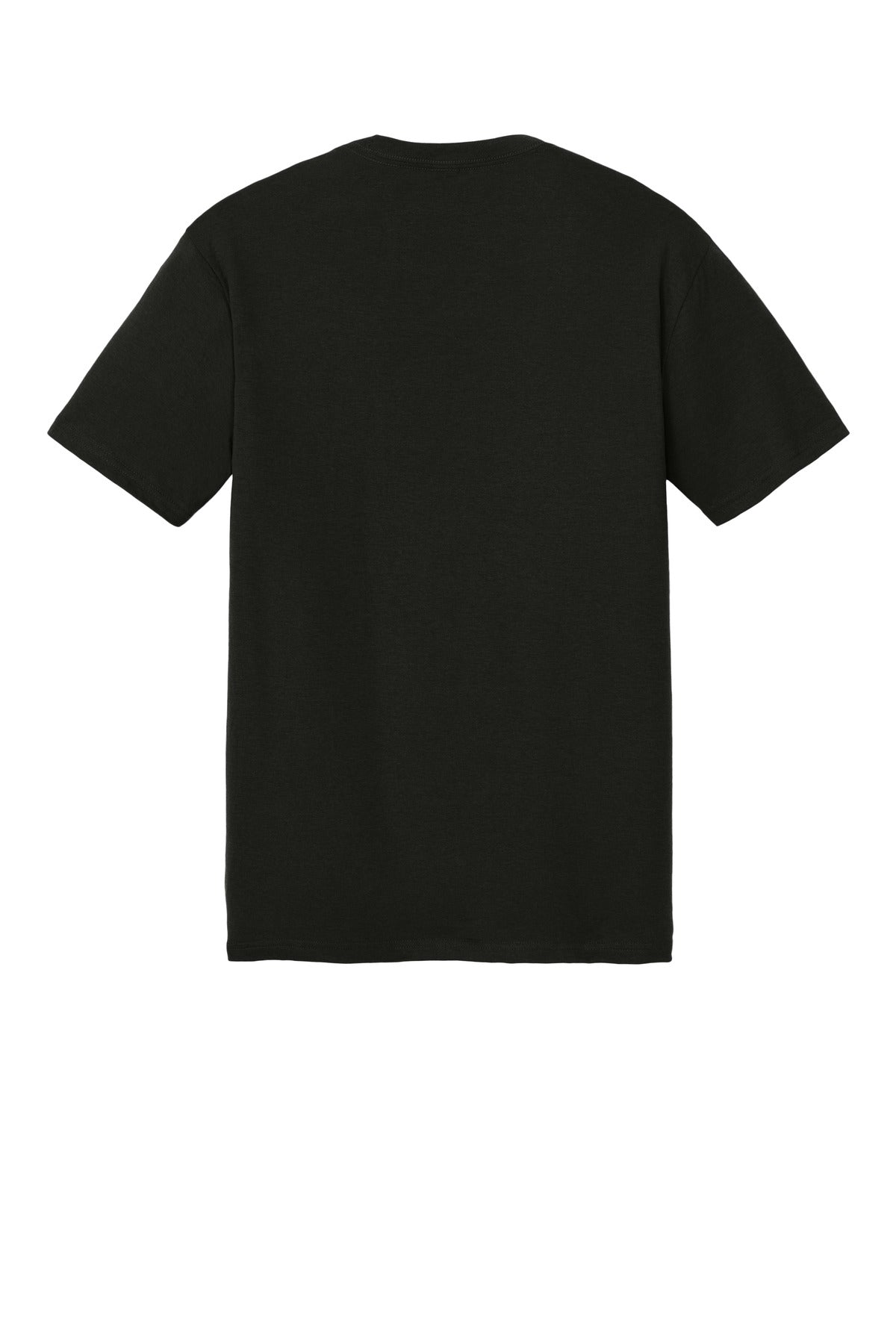 Custom Embroidered District T-Shirts  in Black