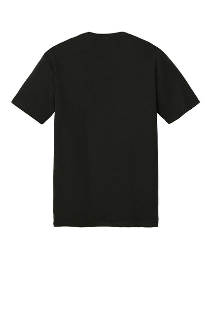 Custom Embroidered District T-Shirts  in Black