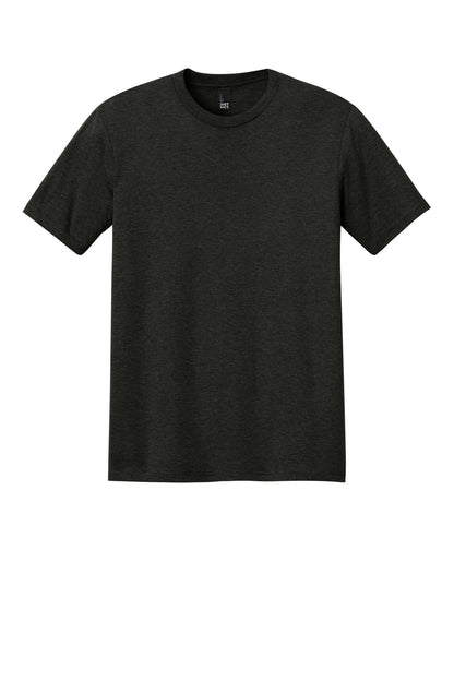Custom Embroidered District T-Shirts  in Black Frost