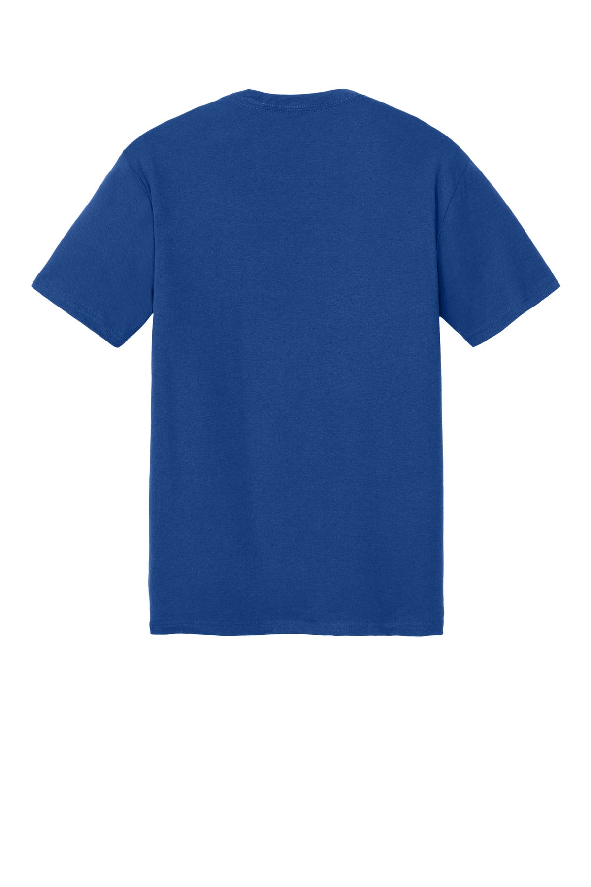 Custom Embroidered District T-Shirts  in Deep Royal
