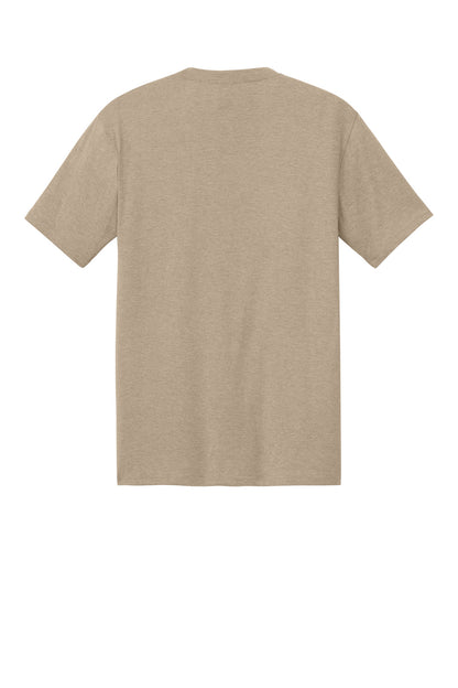 Custom Embroidered District T-Shirts  in Desert Tan Heather