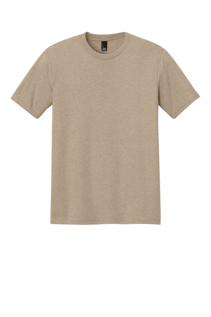 Custom Embroidered District T-Shirts  in Desert Tan Heather