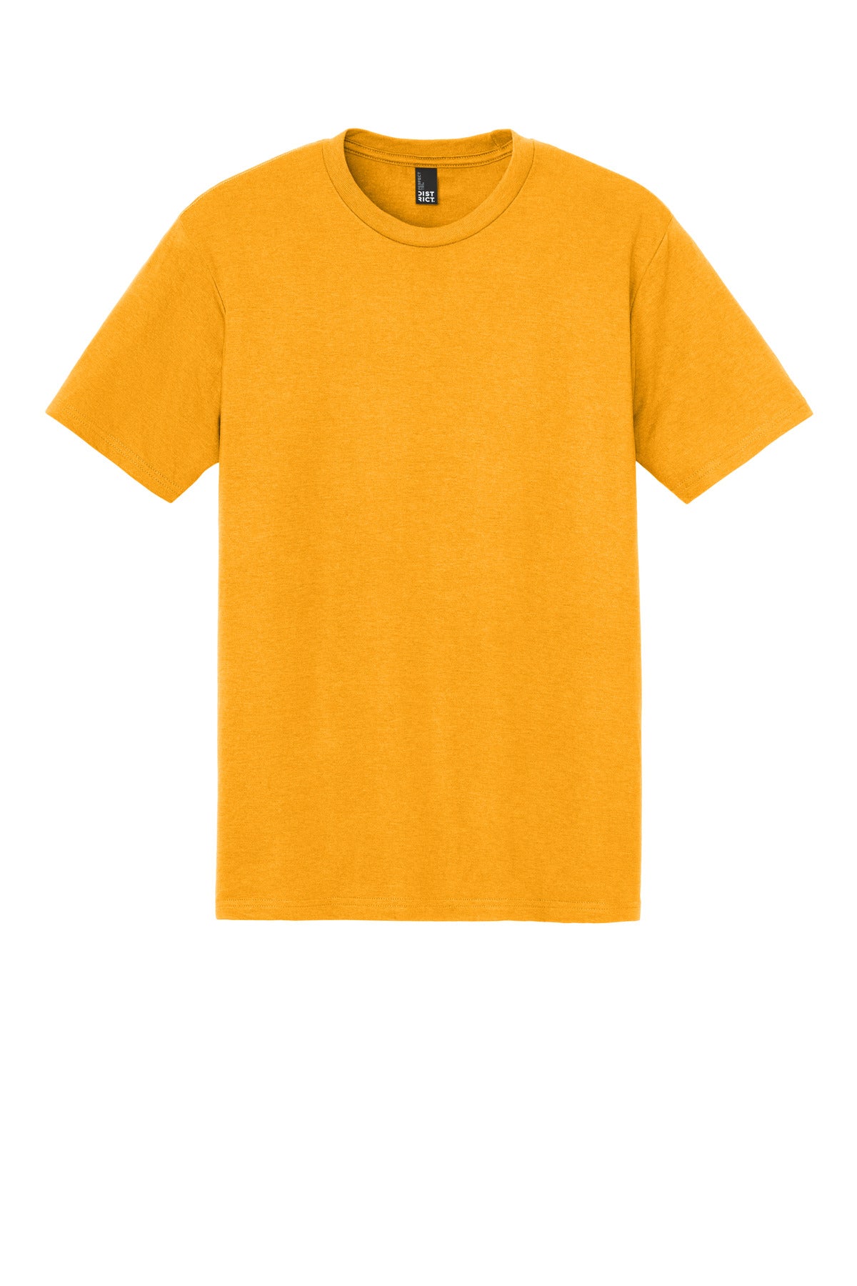 Custom Embroidered District T-Shirts  in Gold