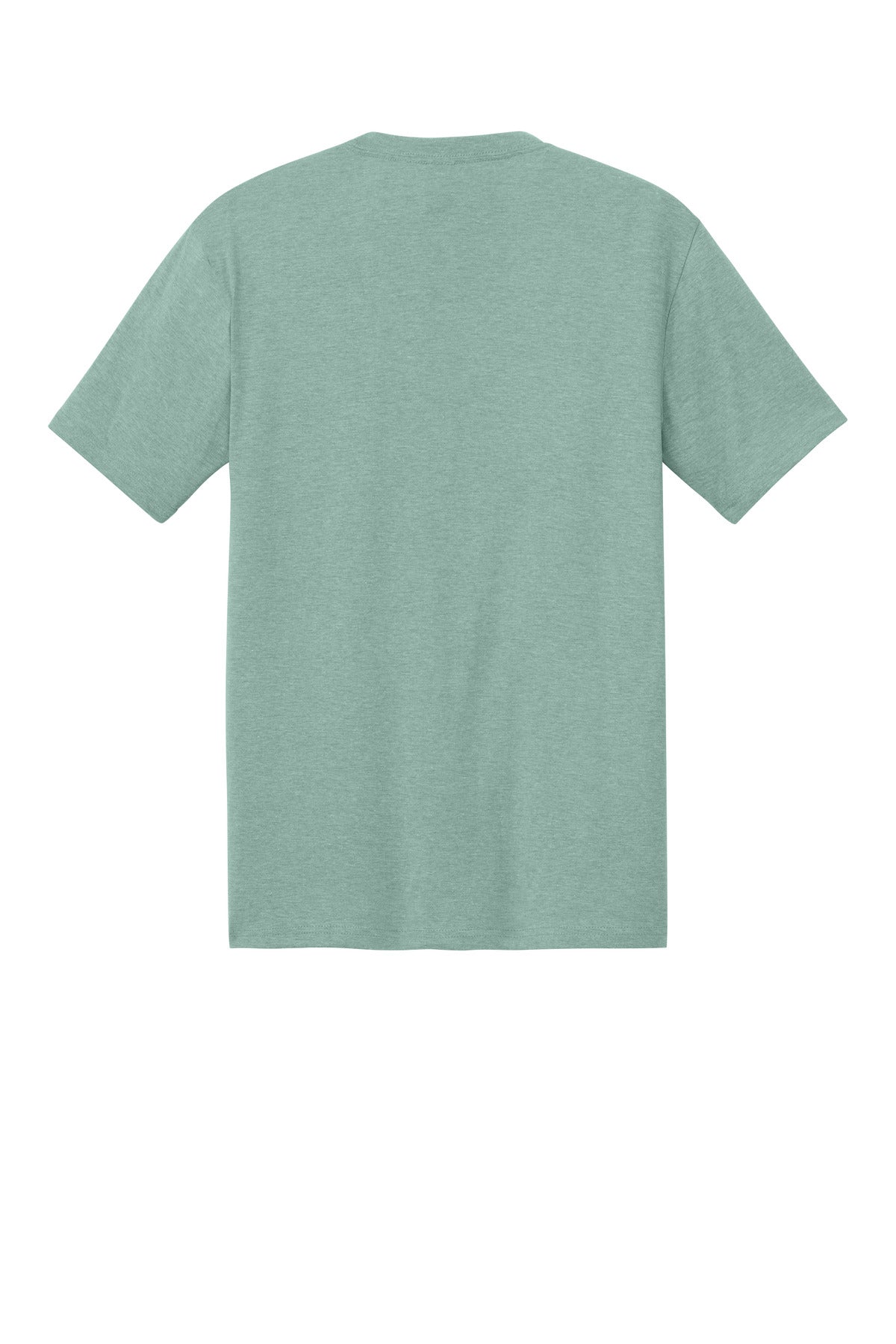 Custom Embroidered District T-Shirts  in Heathered Dusty Sage