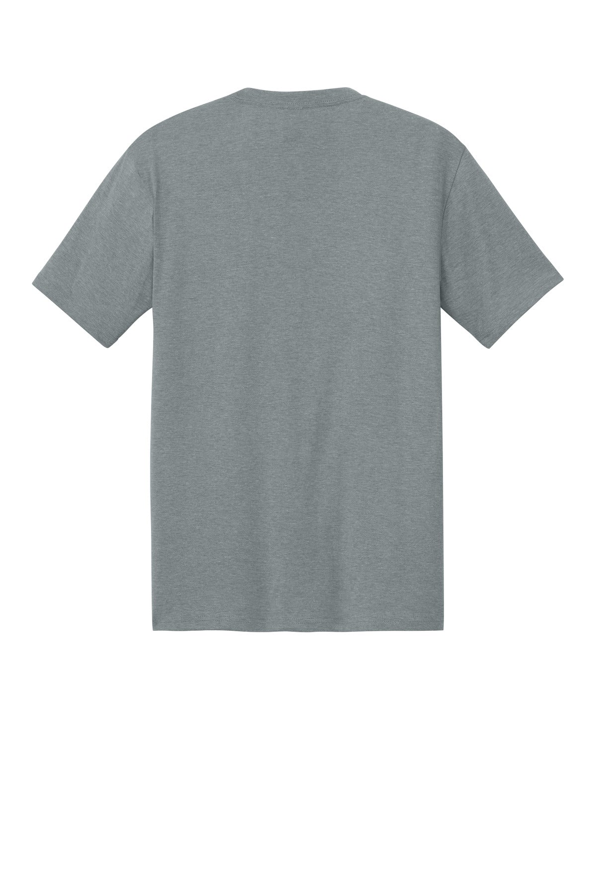Custom Embroidered District T-Shirts  in Heathered Grey