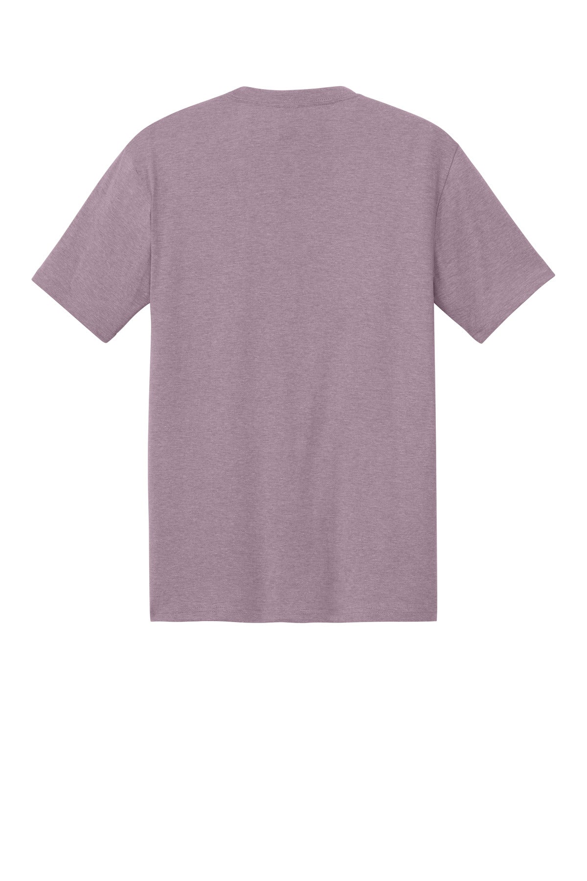 Custom Embroidered District T-Shirts  in Heathered Lavender