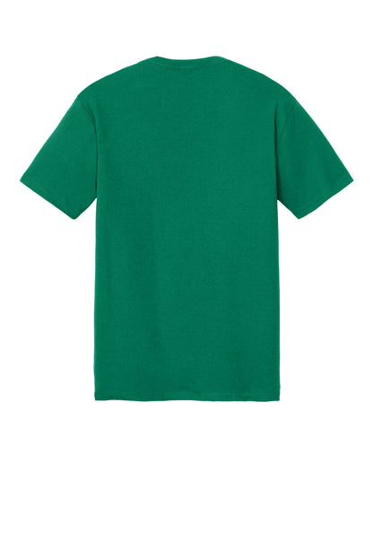 Custom Embroidered District T-Shirts  in Jewel Green