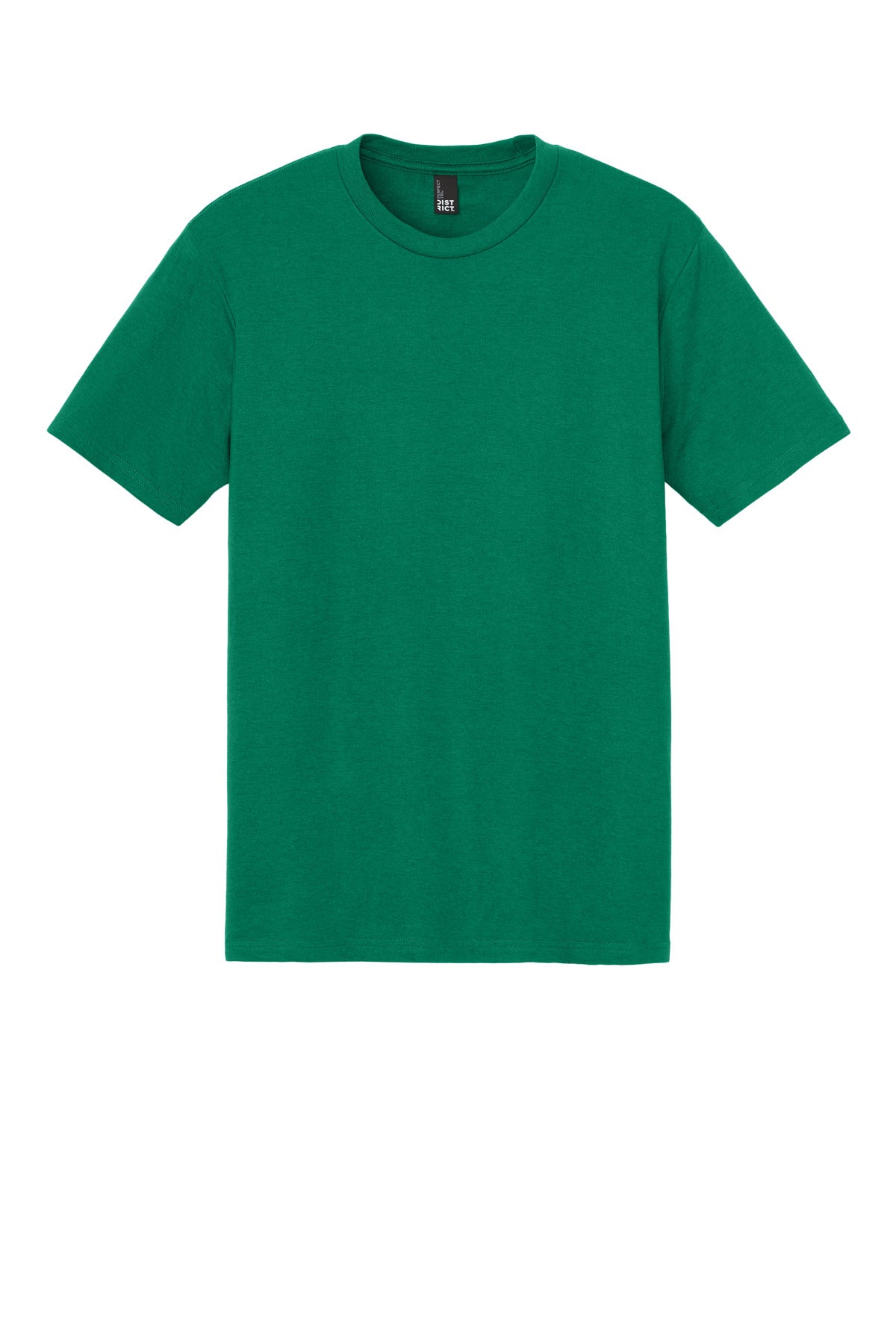 Custom Embroidered District T-Shirts  in Jewel Green