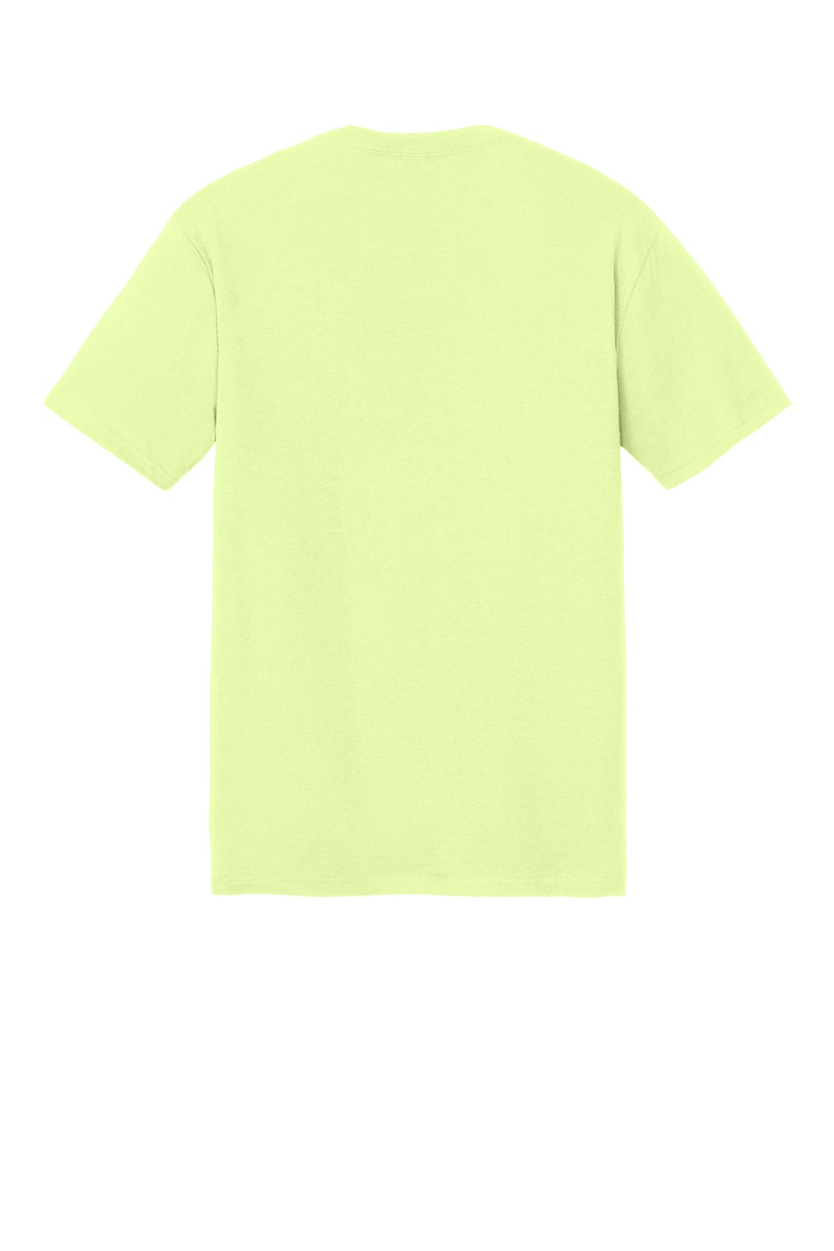 Custom Embroidered District T-Shirts  in Lemongrass