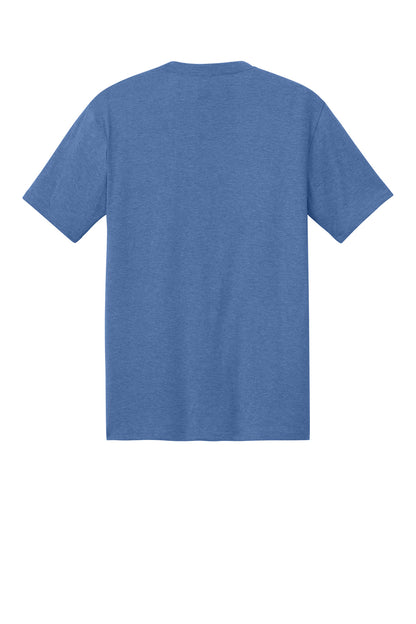 Custom Embroidered District T-Shirts  in Maritime Frost