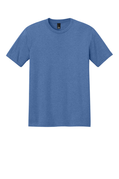 Custom Embroidered District T-Shirts  in Maritime Frost
