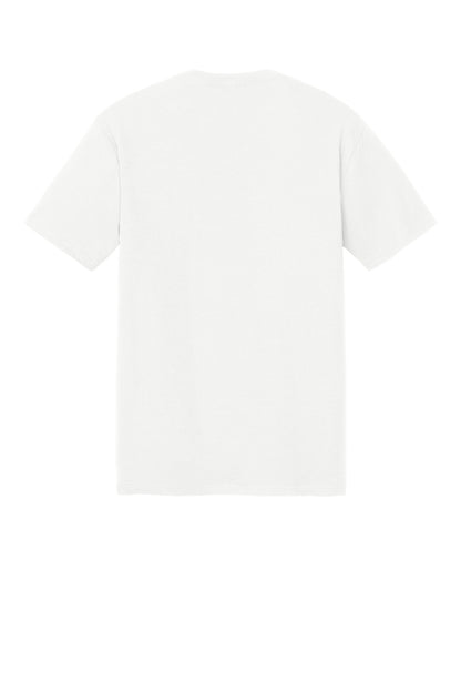 Custom Embroidered District T-Shirts  in Natural