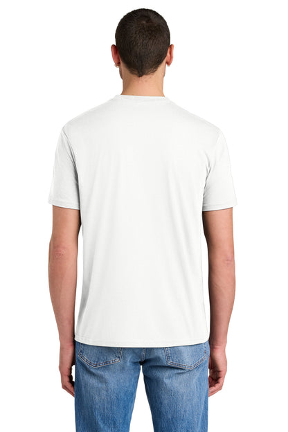 Custom Embroidered District T-Shirts  in Natural