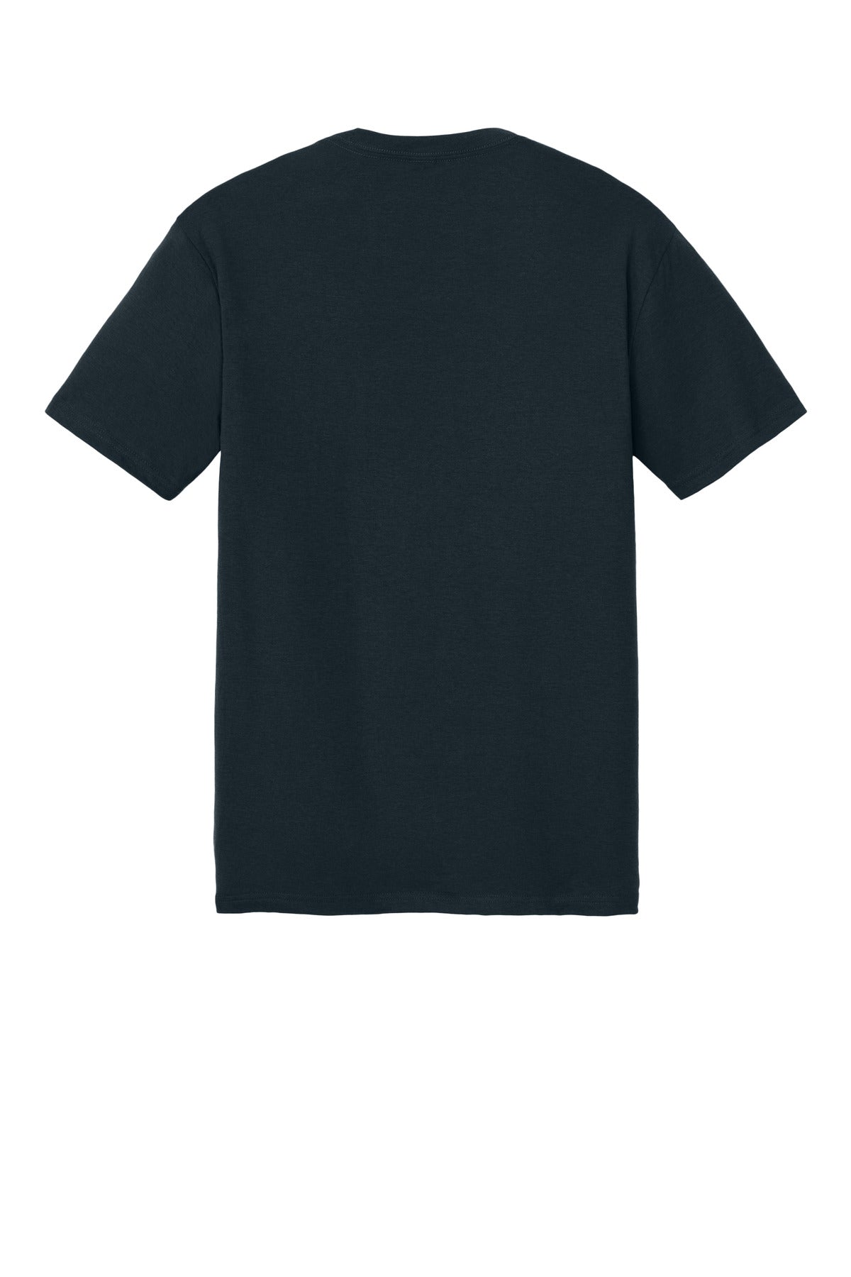 Custom Embroidered District T-Shirts  in New Navy