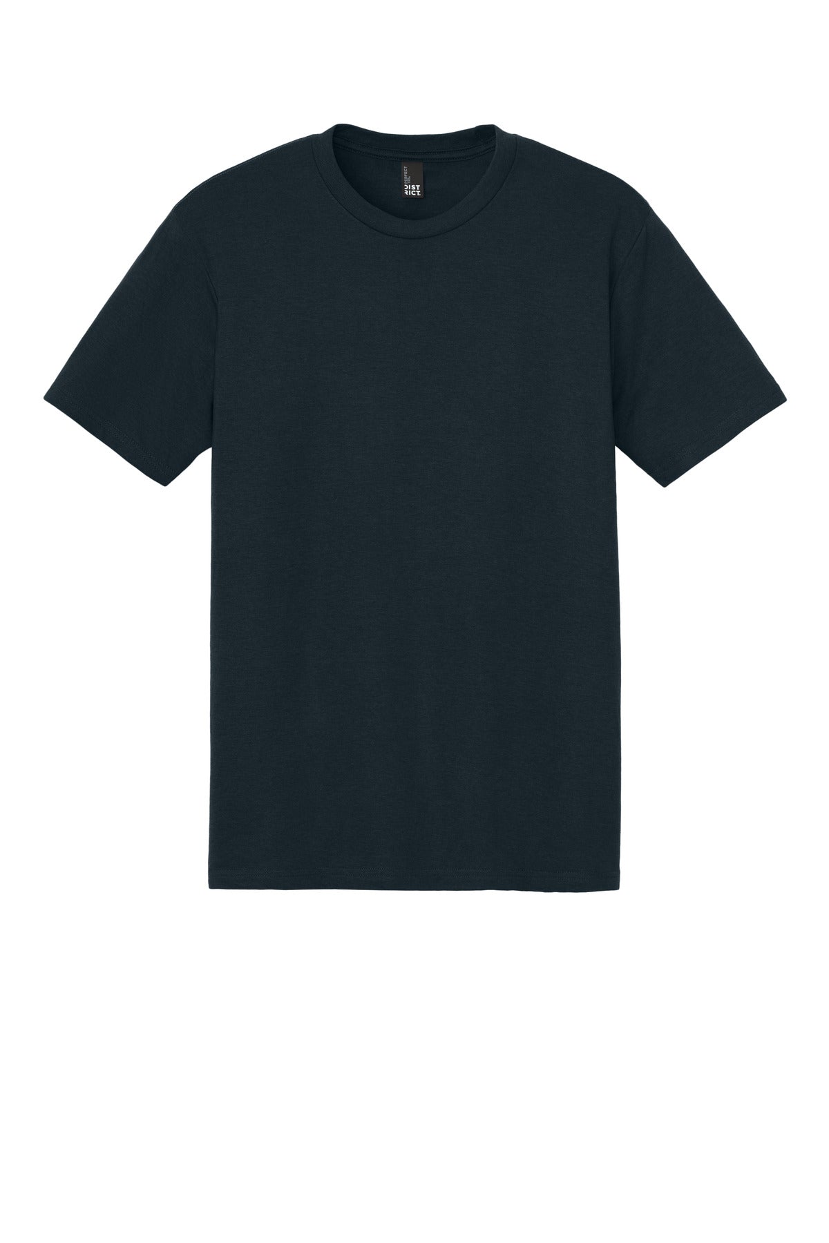 Custom Embroidered District T-Shirts  in New Navy