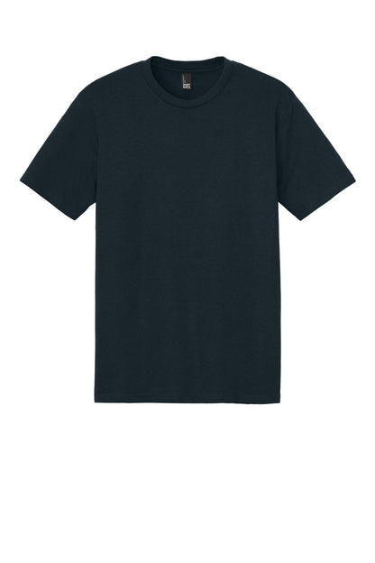 Custom Embroidered District T-Shirts  in New Navy