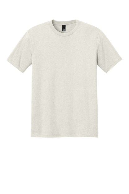 Custom Embroidered District T-Shirts  in Oatmeal Heather