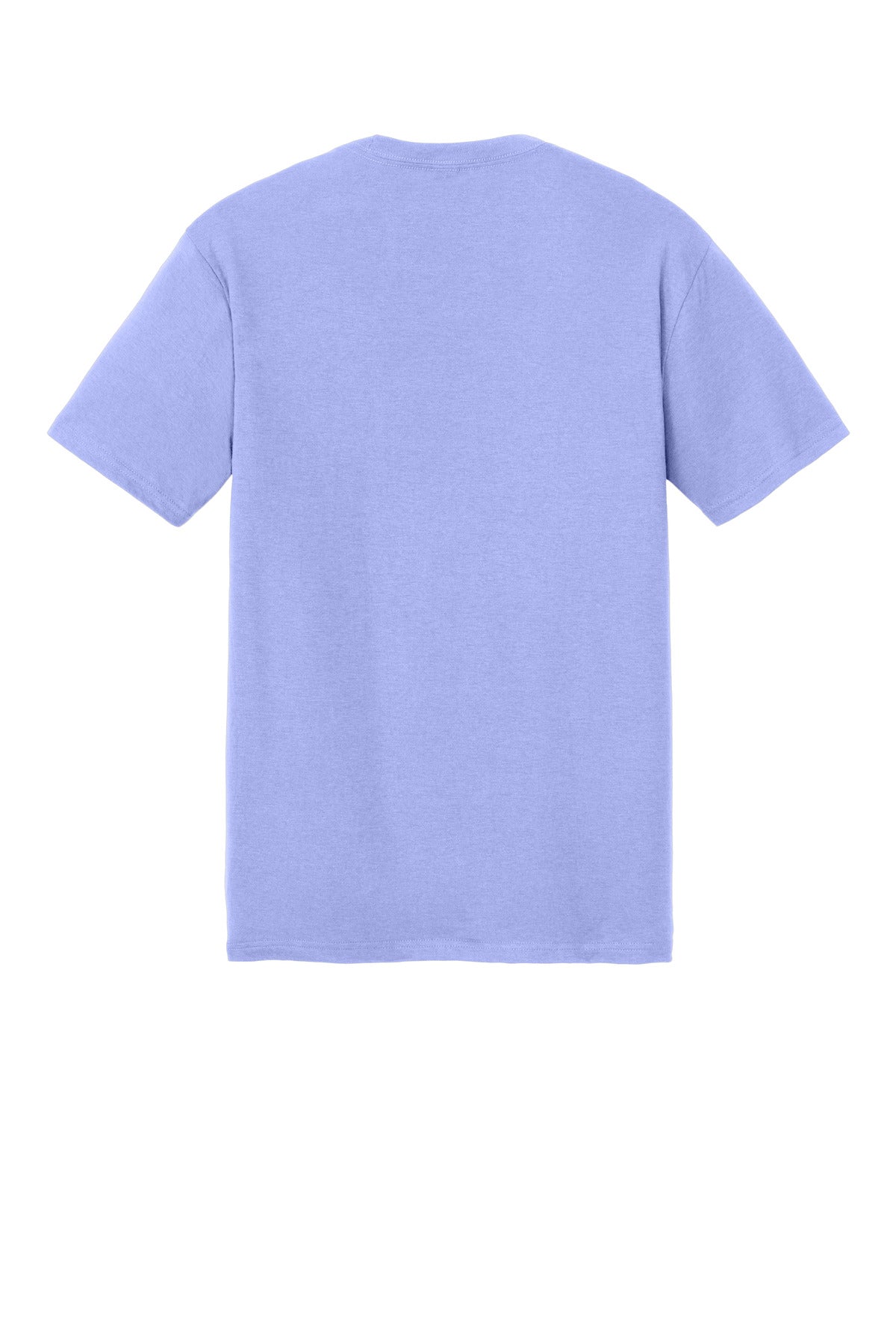Custom Embroidered District T-Shirts  in Soft Lilac