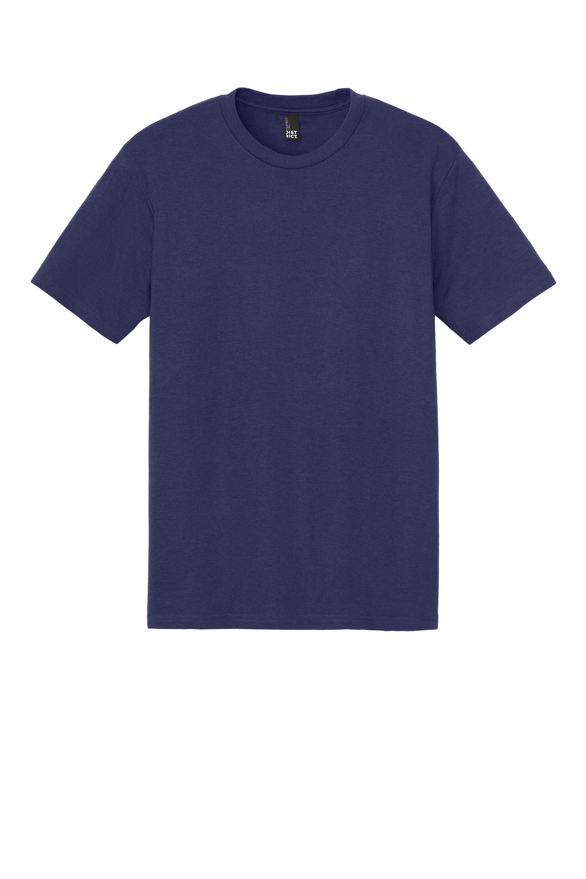 Custom Embroidered District T-Shirts  in Tanzanite