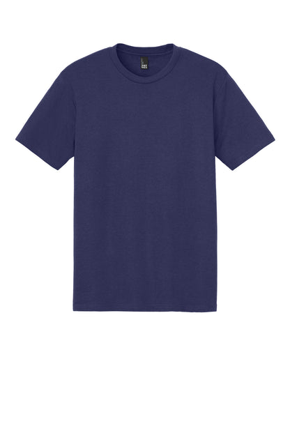 Custom Embroidered District T-Shirts  in Tanzanite